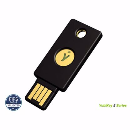 Fotografija izdelka Varnostni ključ Yubico YubiKey 5 NFC FIPS, USB-A, črn