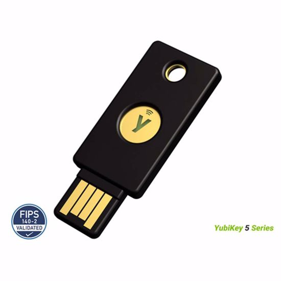 Fotografija izdelka Varnostni ključ Yubico YubiKey 5 NFC FIPS, USB-A, črn