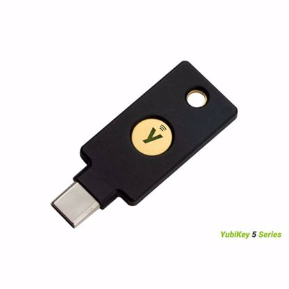 Fotografija izdelka Varnostni ključ Yubico YubiKey 5C NFC, USB-C, črn