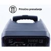 Fotografija izdelka MANTA SPK5033, Karaoke zvočni sistem, prenosni/voziček, vgrajena baterija, Bluetooth 5.0, USB/MP3/SD/RADIO FM, Disco LED lučke, TWS