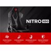 Fotografija izdelka GENESIS gaming stol NITRO 650, ergonomski, nastavljiv naklon, funkcija zibanja, črn (Onyx Black)