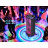 Fotografija izdelka MANTA SPK5350 Flame, Karaoke, vgrajena baterija, Bluetoth / USB / MP3 / RADIO FM, Disco LED lučke, TWS, Super Bass, Power bank, 10.000W P.M.P.O