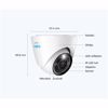 Fotografija izdelka Reolink RLC-833A IP kamera, PoE, 4K UHD, IR nočno snemanje, 3x Optični ZOOM, LED reflektor, aplikacija, IP66 , dvosmerna komunikacija