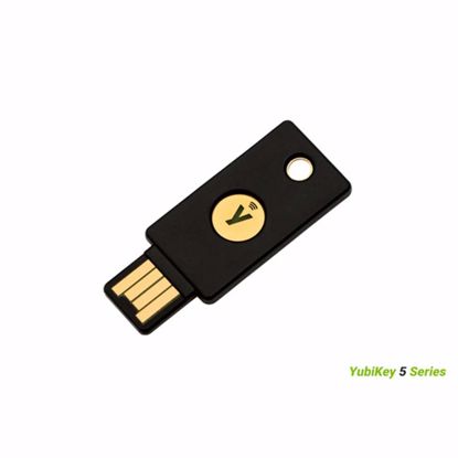 Fotografija izdelka Varnostni ključ Yubico YubiKey 5 NFC, USB-A, črn
