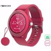 Fotografija izdelka FOREVER Colorum CW-300 pametna ura, 1.22" zaslon, Bluetooth, Android + iOS, baterija, aplikacija, IP68, merjenje aktivnosti, analiza spanca, športni načini, rdeča (xMagenta)