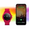 Fotografija izdelka FOREVER Colorum CW-300 pametna ura, 1.22" zaslon, Bluetooth, Android + iOS, baterija, aplikacija, IP68, merjenje aktivnosti, analiza spanca, športni načini, rdeča (xMagenta)