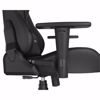 Fotografija izdelka GENESIS NITRO 550 G2 gaming / pisarniški stol, ergonomski, nastavljiva višina / naklon, zibanje, 2x blazina, kolesa CareGLide™, črn