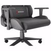 Fotografija izdelka GENESIS NITRO 550 G2 gaming / pisarniški stol, ergonomski, nastavljiva višina / naklon, zibanje, 2x blazina, kolesa CareGLide™, črn