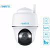 Fotografija izdelka Reolink Argus PT ULTRA IP kamera, 4K Ultra HD, WiFi, baterija, vrtenje in nagibanje, IR nočno snemanje, LED reflektor, aplikacija, vodoodporna, dvosmerna komunikacija, bela