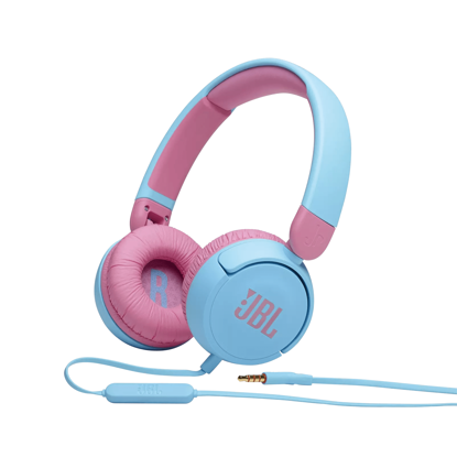 Fotografija izdelka JBL JR310BT žične otroške naglavne slušalke, modre