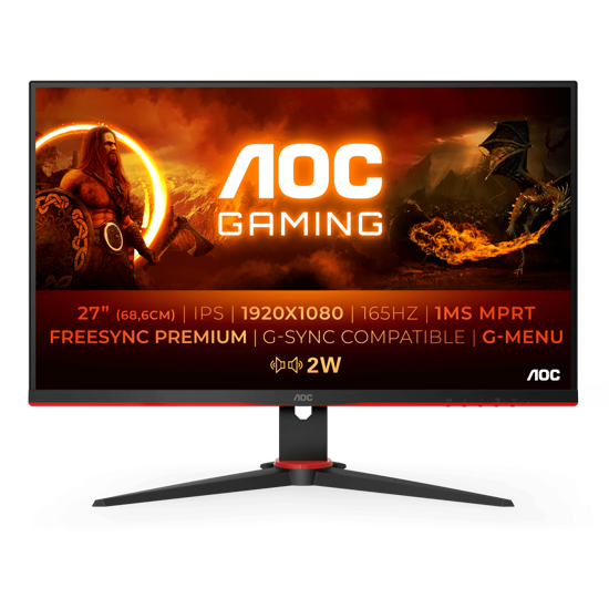Fotografija izdelka AOC 27G2SPAE 27" IPS 165Hz gaming monitor