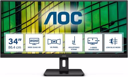 Fotografija izdelka AOC U34E2M 34" UltraWide VA monitor