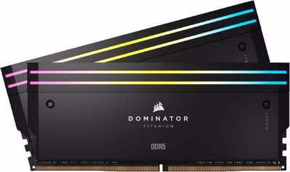 Fotografija izdelka Corsair DOMINATOR TITANIUM RGB 64GB (2x32GB) DDR5 6400MHz CL32, 1.32V