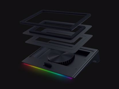 Fotografija izdelka Stojalo za prenosnik Razer Laptop Cooling Pad Chroma, RGB, 3x USB-A