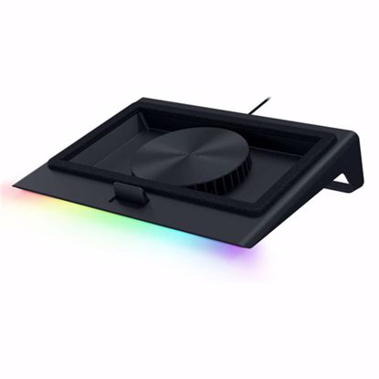 Fotografija izdelka Stojalo za prenosnik Razer Laptop Cooling Pad Chroma, RGB, 3x USB-A