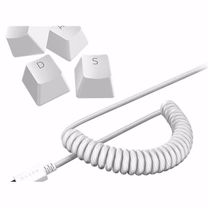 Fotografija izdelka Komplet tipk PBT Keycap Upgrade Set Razer, Mercury White