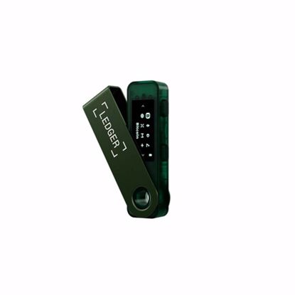 Fotografija izdelka Ledger Nano S Plus, denarnica za Bitcoin in druge kriptovalute, Emerald Green