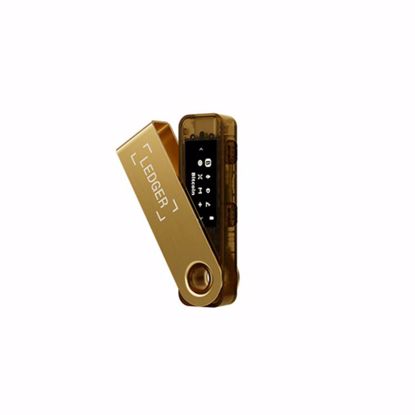 Fotografija izdelka Ledger Nano S Plus, denarnica za Bitcoin in druge kriptovalute, Zlata