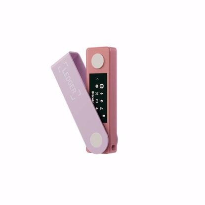 Fotografija izdelka Ledger Nano X, denarnica za Bitcoin in druge kriptovalute, Pastel Pink