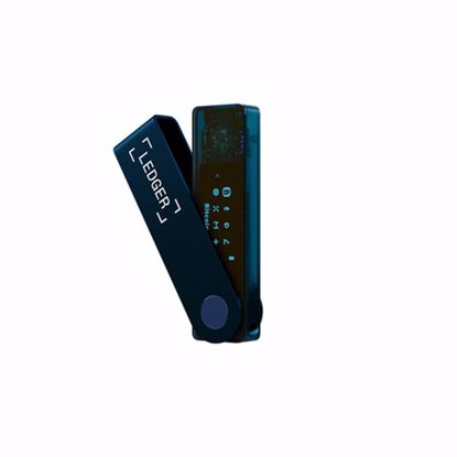 Fotografija izdelka Ledger Nano X, denarnica za Bitcoin in druge kriptovalute, Sapphire Blue