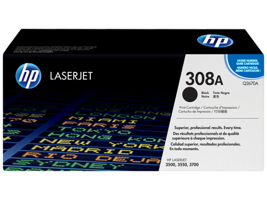 Fotografija izdelka Toner HP Q2670A 308A Črn Original