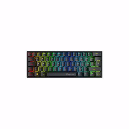 Fotografija izdelka Tipkovnica UVI PRIDE Nano 60%, MX rdeča stikala, RGB, USB, SLO