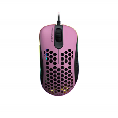 Fotografija izdelka Miška UVI LUST GallaSandalla Pink Edition, RGB, 16.000 DPI, roza, USB