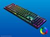 Fotografija izdelka Tipkovnica Razer BlackWidow V4 X, rumena stikala, Fortnite Edition, US