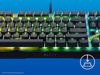 Fotografija izdelka Tipkovnica Razer BlackWidow V4 X, rumena stikala, Fortnite Edition, US