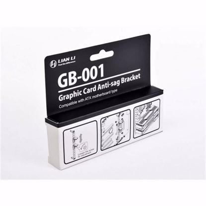 Fotografija izdelka Nosilec Lian Li GB-001X Anti-Sag Bracket za grafično kartico, črn