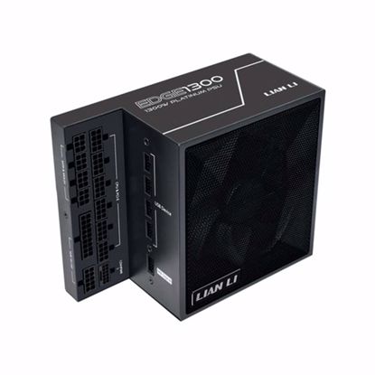 Fotografija izdelka Napajalnik ATX Lian Li EDGE 1300W, 80 PLUS Platinum, 12VHPWR, Modularni, črn