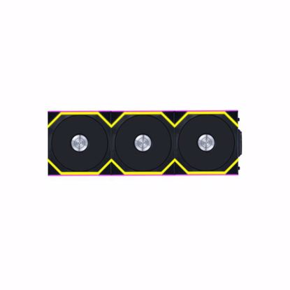 Fotografija izdelka Ventilator za ohišje Lian Li UNI FAN SL Wireless 120 Reverse Blade ARGB PWM 120mm, 3 Pack + Kontroler, črn