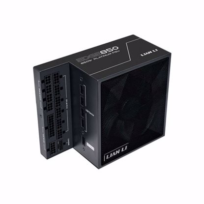 Fotografija izdelka Napajalnik ATX Lian Li EDGE 850W, 80 PLUS Platinum, 12VHPWR, Modularni, črn
