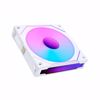 Fotografija izdelka Ventilator za ohišje Lian Li UNI FAN SL-INF 120 Reverse Blade, ARGB, PWM, 120mm, bel