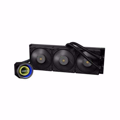 Fotografija izdelka Komplet za tekočinsko hlajenje AIO Liquid Cooler Lian Li GALAHAD II Trinity 360 Performance, črn