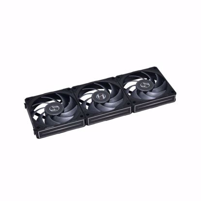 Fotografija izdelka Ventilator za ohišje Lian Li UNI FAN P28 PWM 120mm, 3 Pack + kontroler, črn