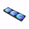Fotografija izdelka Ventilator za ohišje Lian Li UNI FAN AL120 V2 RGB PWM 120mm, 3 Pack + kontroler , črn