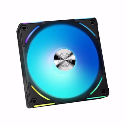 Fotografija izdelka Ventilator za ohišje Lian Li UNI FAN AL120 V2 RGB PWM 120mm, črn