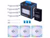 Fotografija izdelka Ventilator za ohišje Lian Li UNI FAN SL120 V2 RGB PWM 120mm, 3 Pack + kontroler, bel