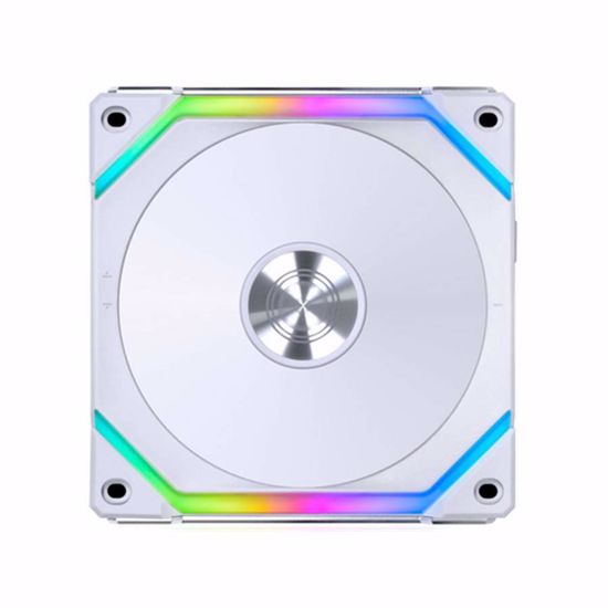 Fotografija izdelka Ventilator za ohišje Lian Li UNI FAN SL120 V2 RGB PWM 120mm, bel