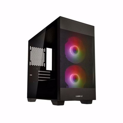 Fotografija izdelka Računalniško ohišje Lian Li LANCOOL 205M Mesh, Micro-ATX, kaljeno steklo, črno
