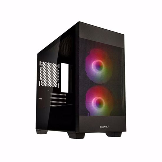 Fotografija izdelka Računalniško ohišje Lian Li LANCOOL 205M Mesh, Micro-ATX, kaljeno steklo, črno