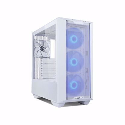 Fotografija izdelka Računalniško ohišje ATX Lian Li LANCOOL III Mesh RGB Midi-Tower, kaljeno steklo, belo