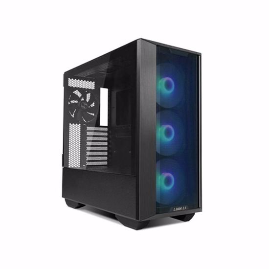 Fotografija izdelka Računalniško ohišje ATX Lian Li LANCOOL III Mesh RGB Midi-Tower, kaljeno steklo, črno