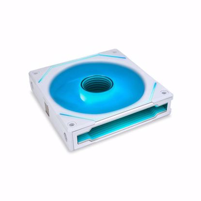Fotografija izdelka Ventilator za ohišje Lian Li UNI FAN SL-INFINITY 120 ARGB PWM 120mm, bel