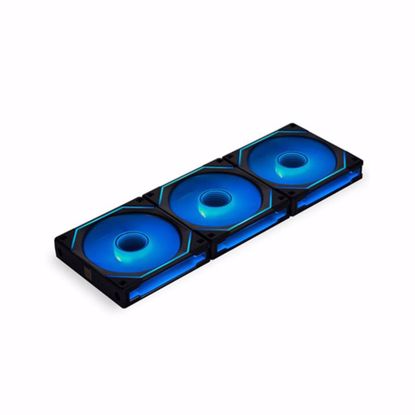 Fotografija izdelka Ventilator za ohišje Lian Li UNI FAN SL-INFINITY 120 ARGB PWM 120mm, 3 Pack + kontroler, črn