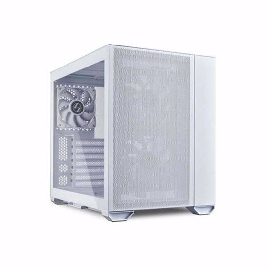 Fotografija izdelka Računalniško ohišje Lian Li O11 Air Mini, ATX, Midi-Tower, kaljeno steklo, belo