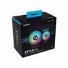 Fotografija izdelka Ventilator za ohišje Lian Li ST120 RGB PWM 120mm, 3 Pack + kontroler , črn