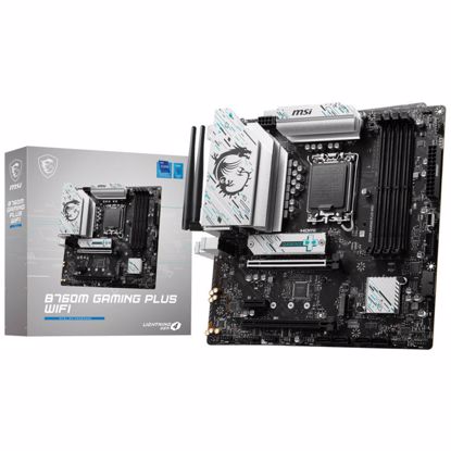 Fotografija izdelka Osnovna plošča 1700 MSI B760M Gaming Plus WiFi microATX 1xHDMI 2.1 1xDisplayPort 1.4