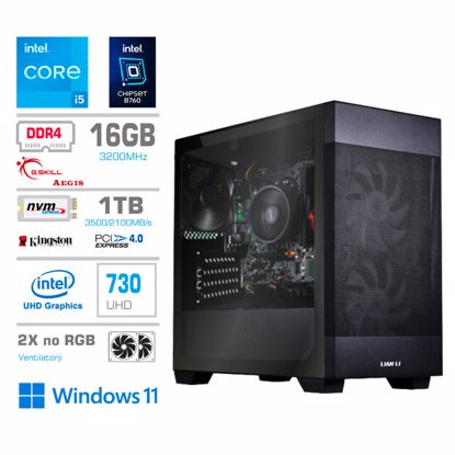 Fotografija izdelka Računalnik MEGA MT S7X BUSINESS i5-13400/Intel 730/16GB/1TB-4.0/750W/Win11Home/črna